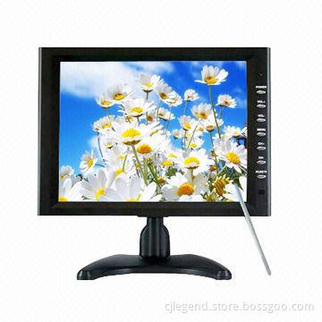 12.1 Inches Touch Screen Industrial LCD Monitor with VGA and AV Inputs